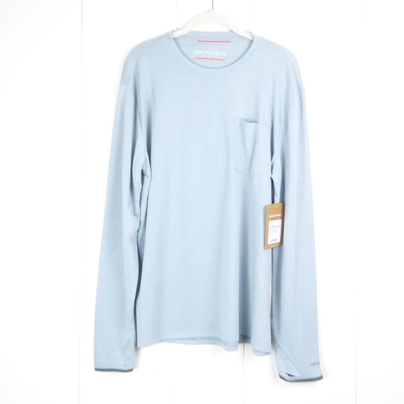 Grundens Shirt Mens SZ L Shorebreak Performance Long Sleeve Quick Dry Outdoors - Picture 1 of 16